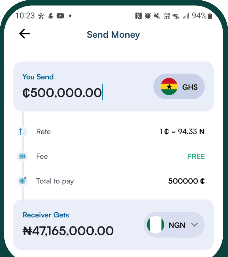 Litepay Send money